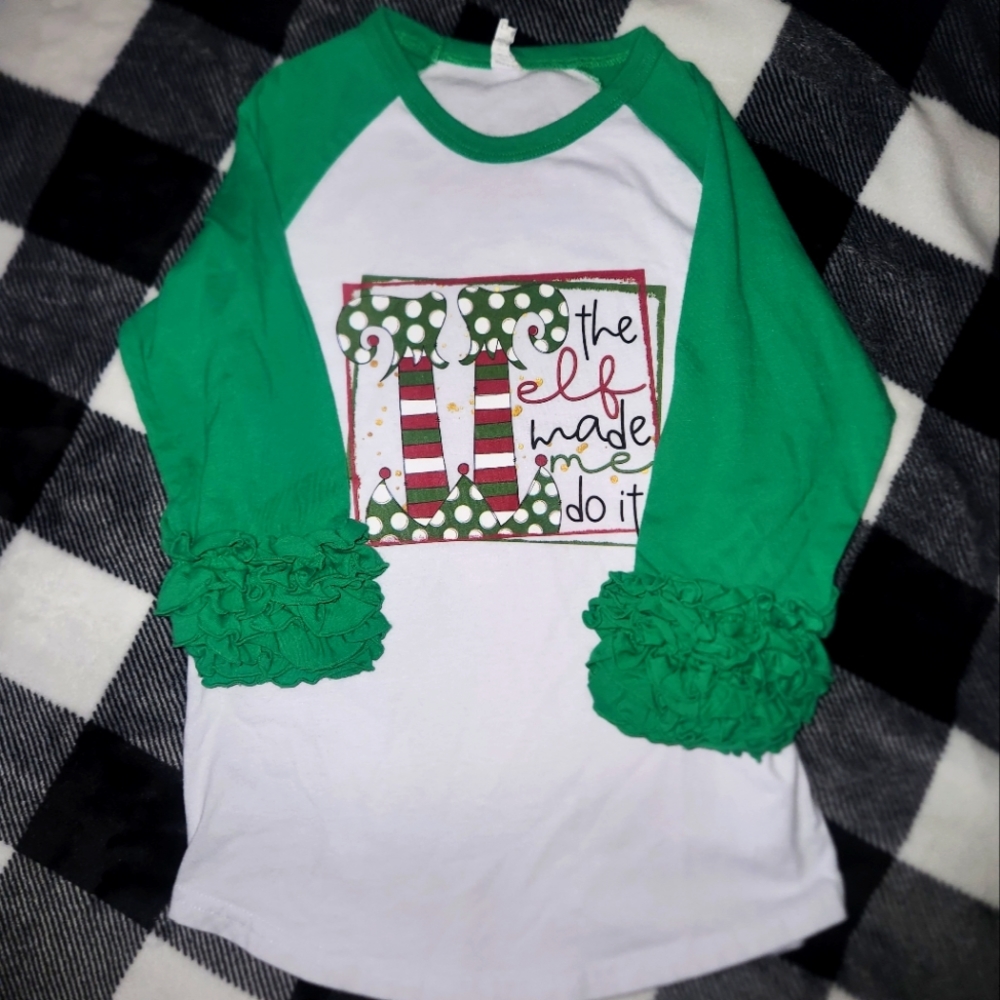 Elf Made Me Do It Tee
